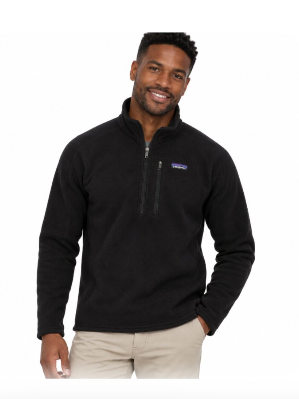 Patagonia Better Sweater 1/4 Zip Pullover Black Women’s Medium